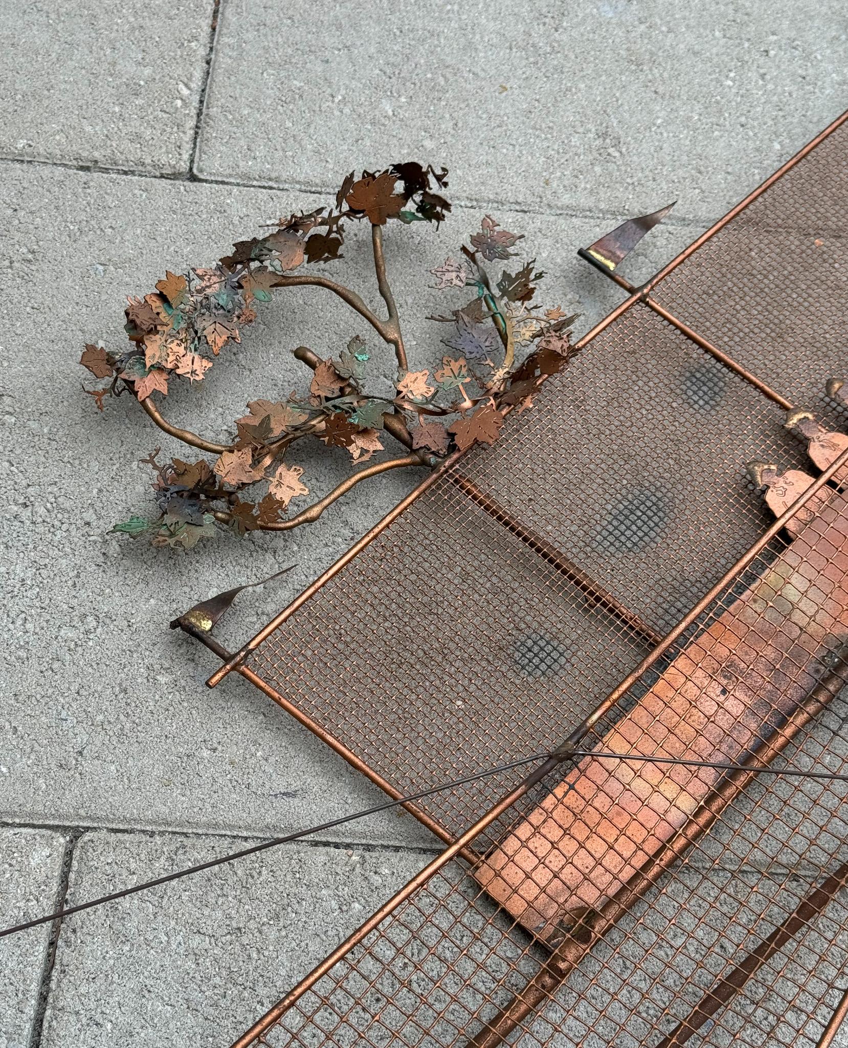 Bijan Signed Mid Century Tennis Wall Sculpture, c.1970 In Good Condition In San Juan Capistrano, CA