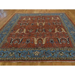 Bijar Garus Design Peshawar Hand Knotted Pure Wool Rug