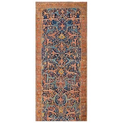 Antique 1870s Persian Garrus Bijar Carpet ( 8'10" x 23'8" - 270 x 720 cm ) 