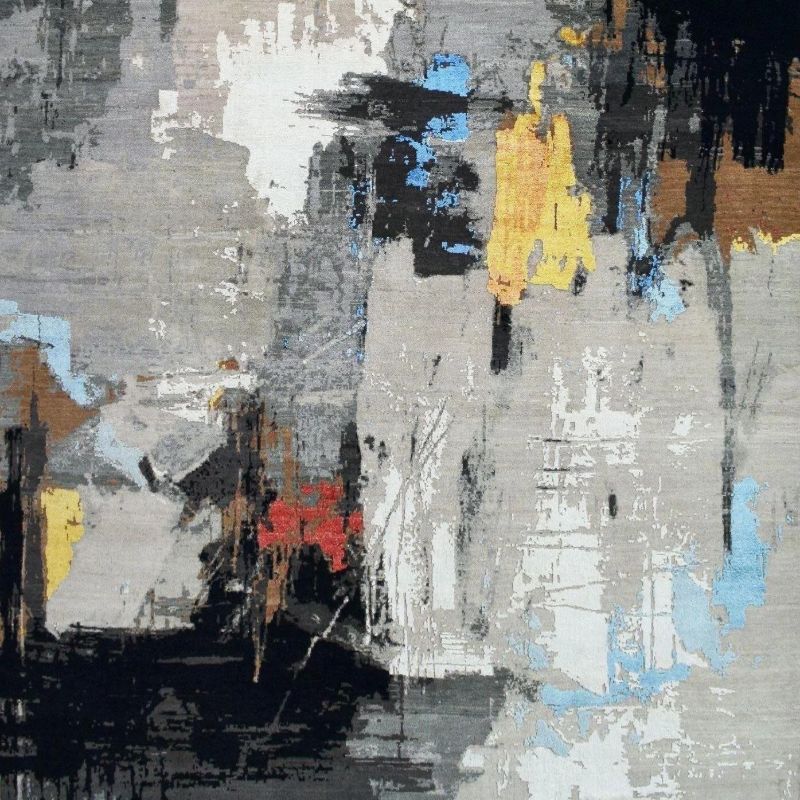 Bijou Hand-Knotted Modern Rug – 9' x 12'1"