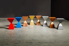 „Bijou“ Beistelltische, Prototyp-Set von Stewart MacDougall, signiert