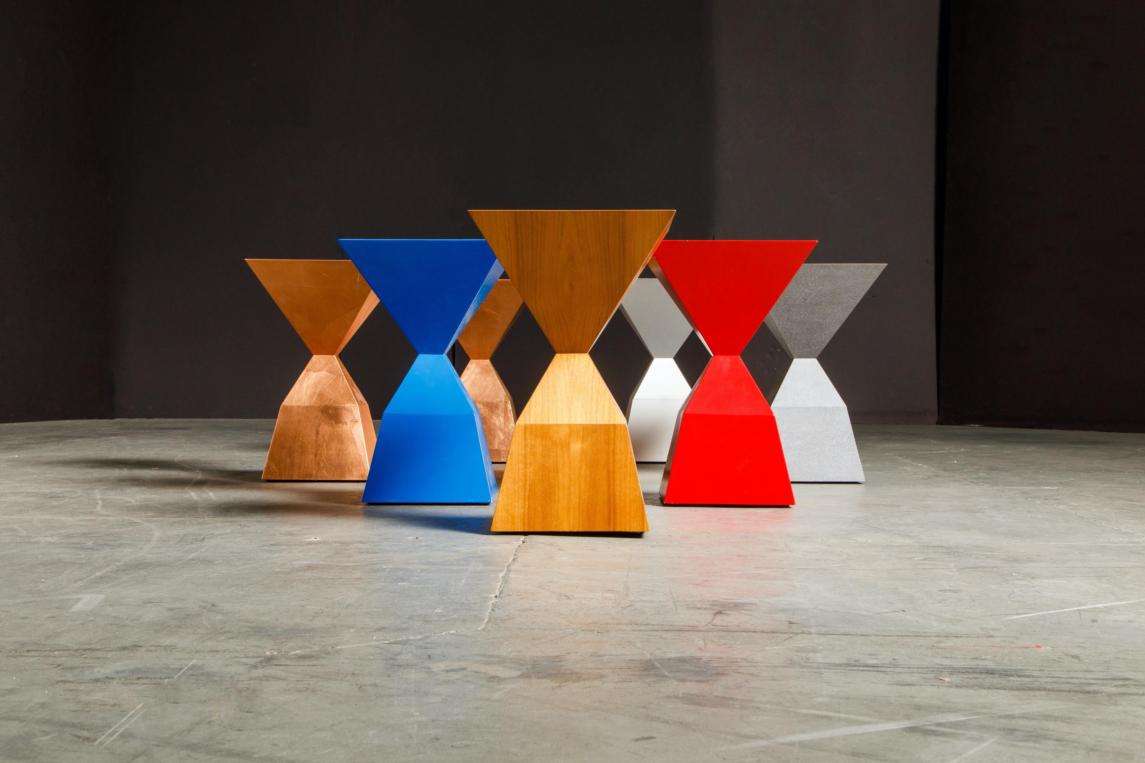 'Bijou' Occasional Tables Prototype Set by Stewart MacDougall, Signed In Good Condition In Los Angeles, CA