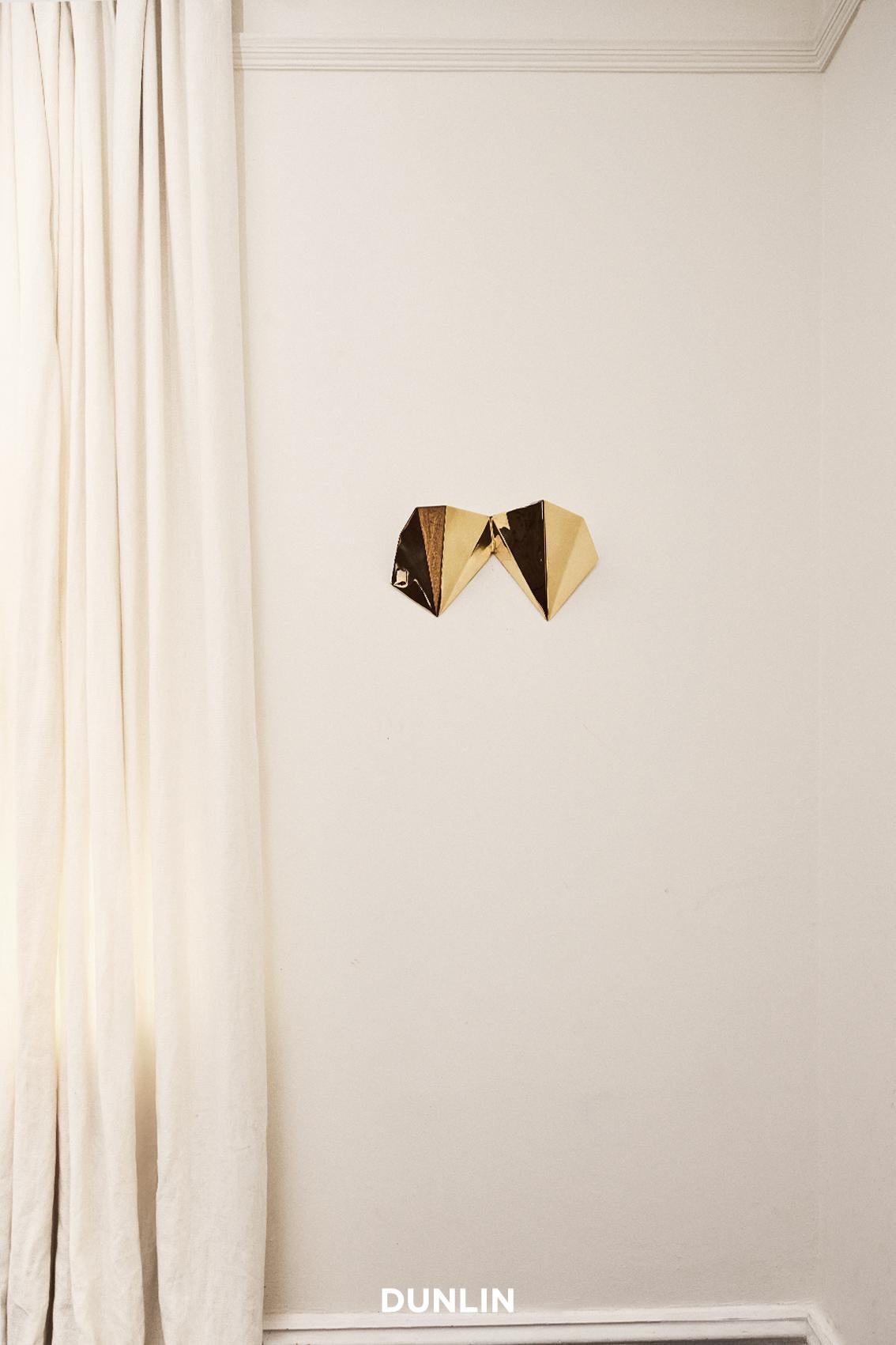 Aplique de Pared Bijou, Latón Pulido by, DUNLIN Siglo XXI y contemporáneo en venta