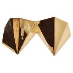 Bijou Wall Light, Polished Brass by, DUNLIN