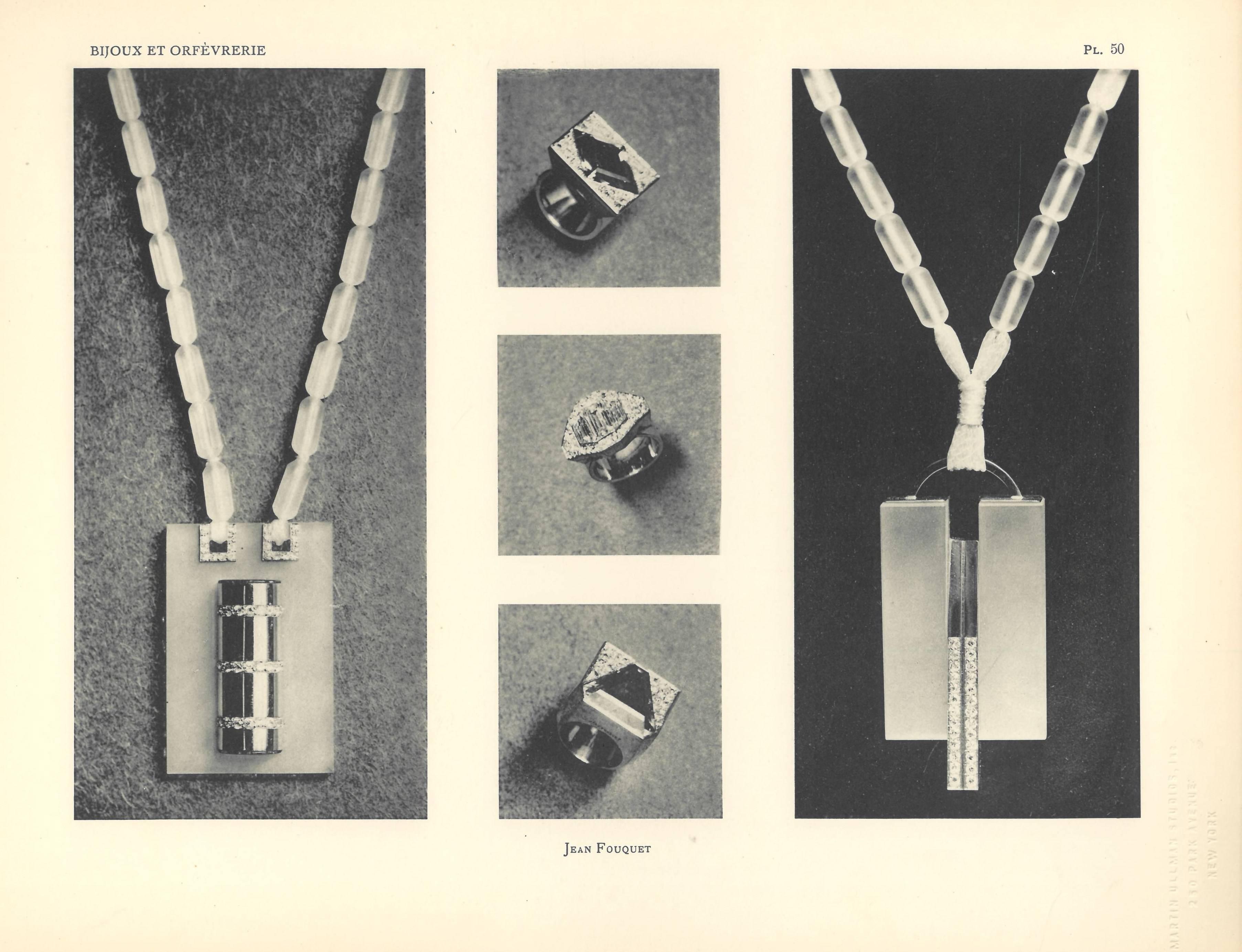 Bijoux et Orfevrerie Presented by Jean Fouquet 'Folio' For Sale at 1stDibs  | jean fouquet jewelry, jean fouquet bijoux, jean bijoux