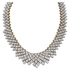 Bijoux Num, Collana a pettine in argento sterling con C/Z