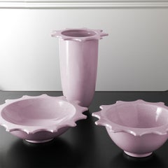 Bike Pink Ceramic Flower Vase