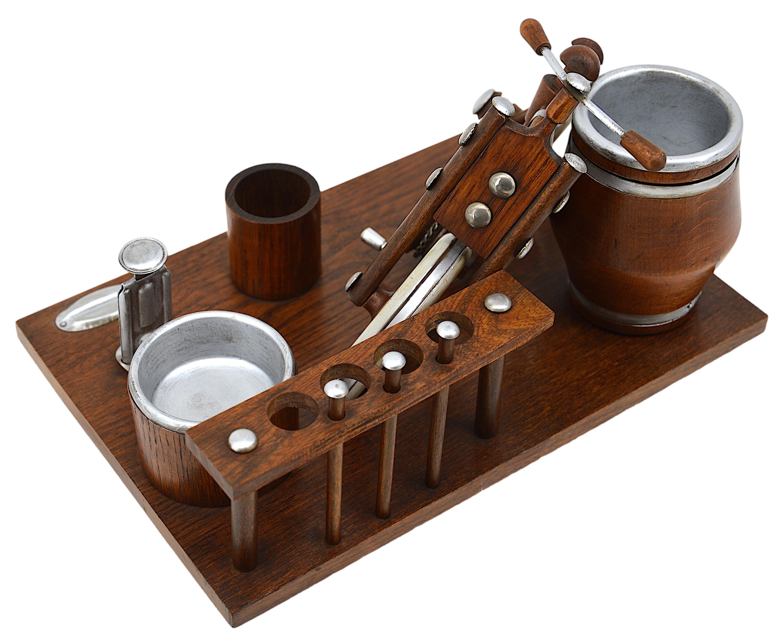 Francese Set da fumo a tema bicicletta, 1920 in vendita