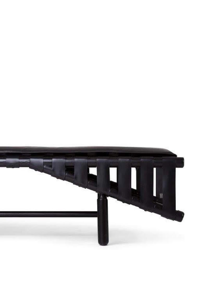 Italian Bikini Daybed with Black Dyed Ashwood Frame by Busnelli For Sale