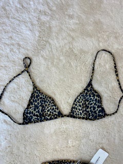 Bikini top and bottom Dolce & Gabbana leopard.