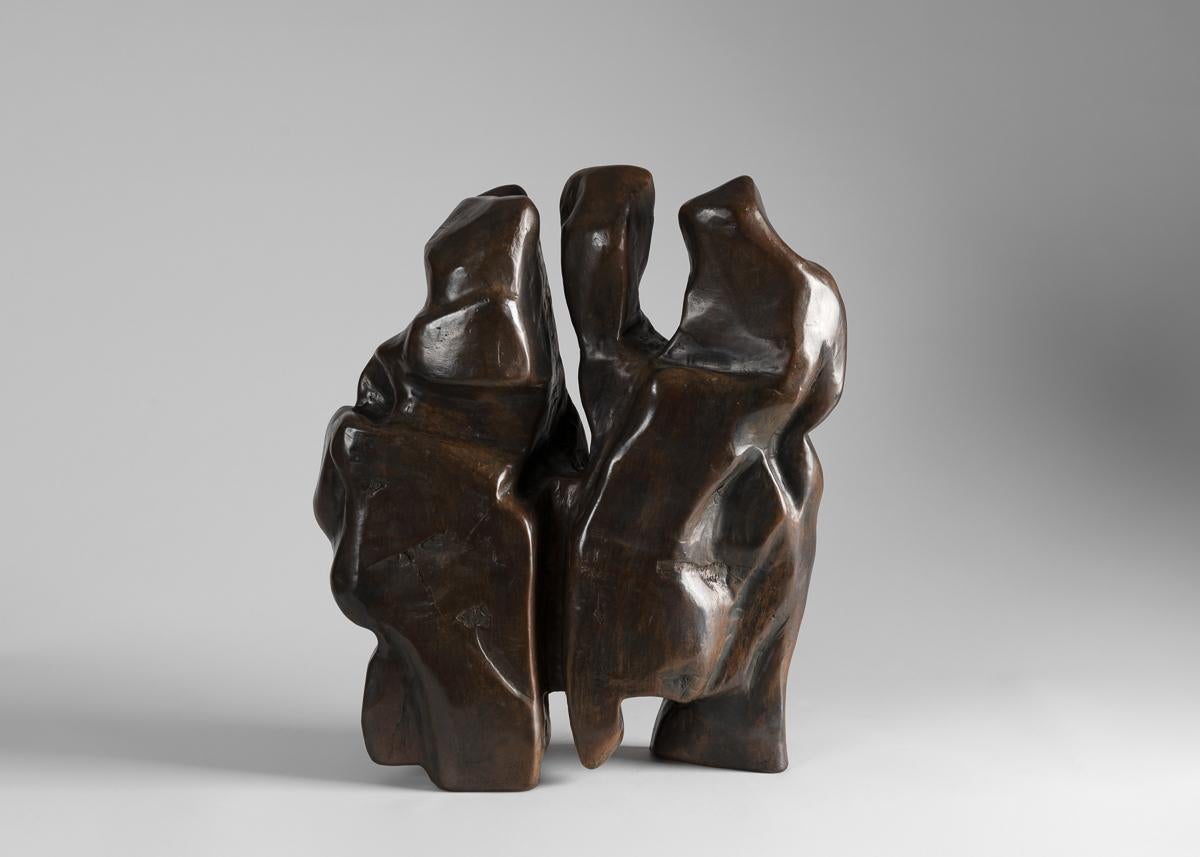 Bikote III, Bronze Sculpture by Zigor 'Kepa Akixo', Pays Basque, 1996 In Good Condition For Sale In New York, NY