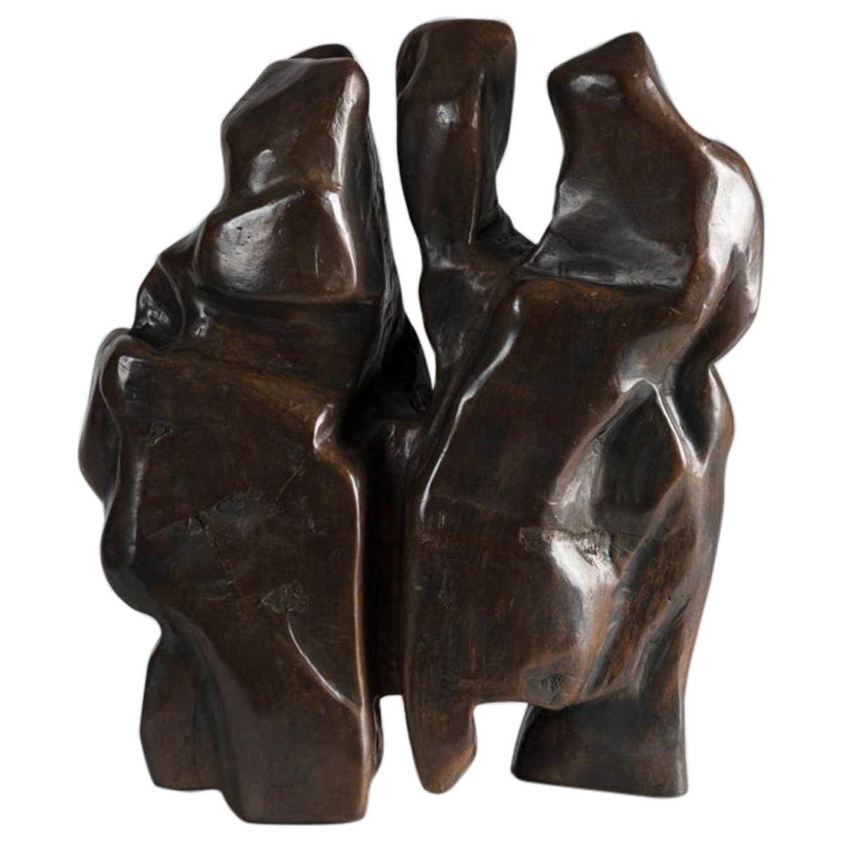 Bikote III, Bronze Sculpture by Zigor 'Kepa Akixo', Pays Basque, 1996 For Sale