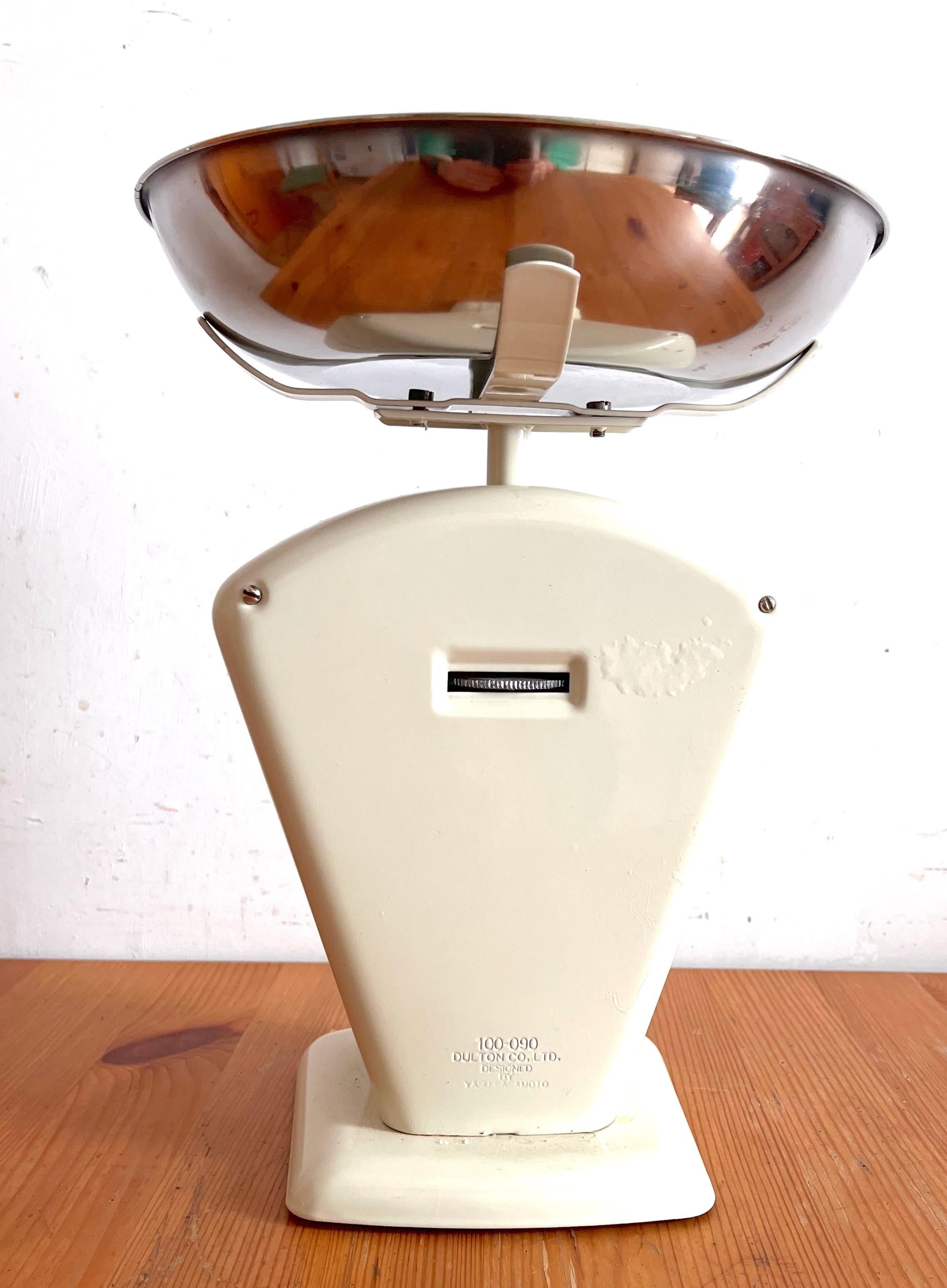 Vintage industrial kitchen scale with timer of  Yasu Sasamoto - Dulton - In Good Condition For Sale In Roma, IT