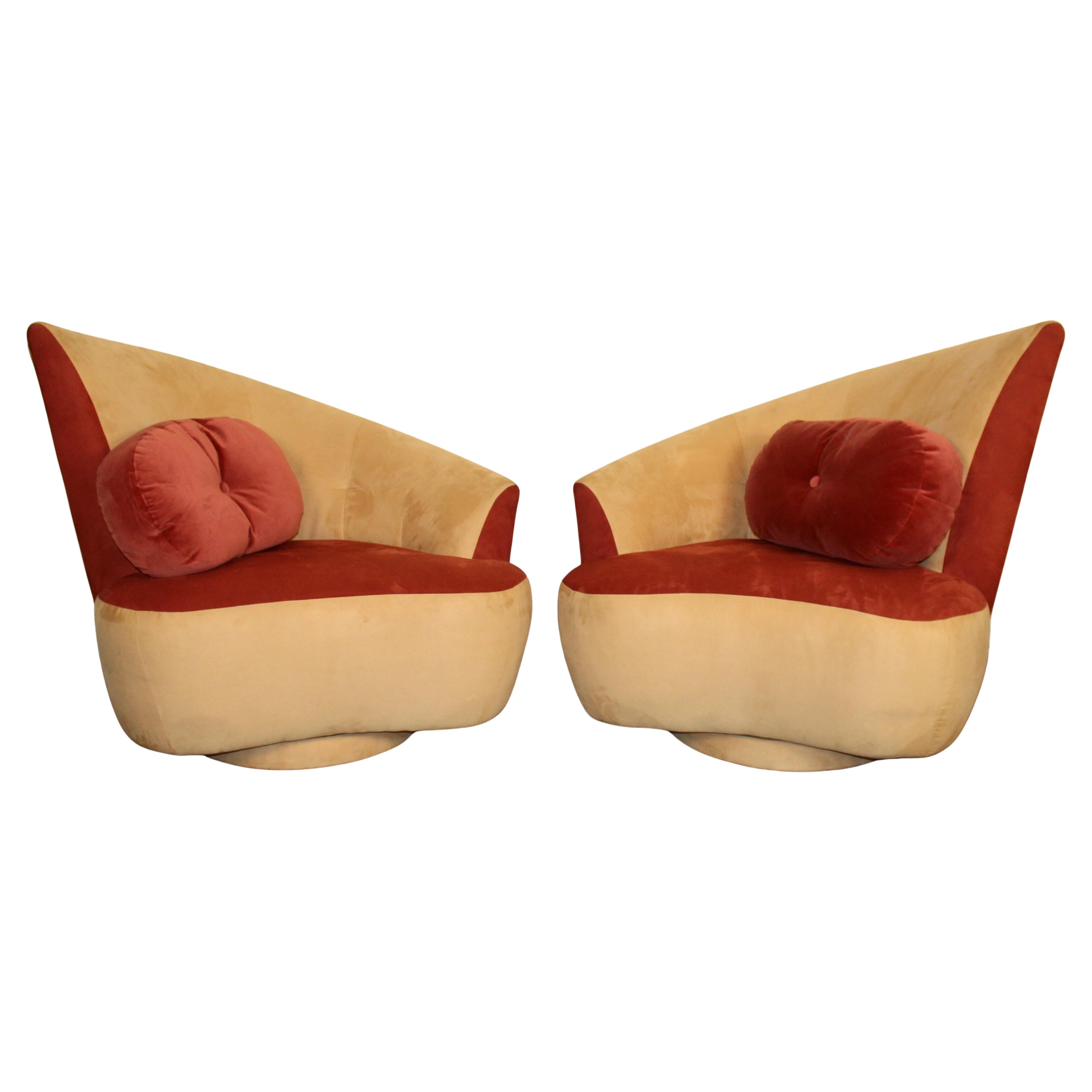 "Bilbao" Swivel Chairs Designed by Vladimir Kagan