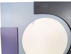 Bild geometrische Formen Möck Kunst 1968 lila Bauhaus Kubismus