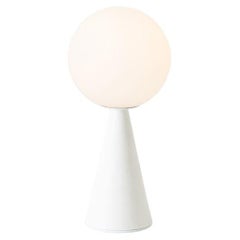 BILIA MINI - Small Table Lamp - White Metal Base by Fontana Arte