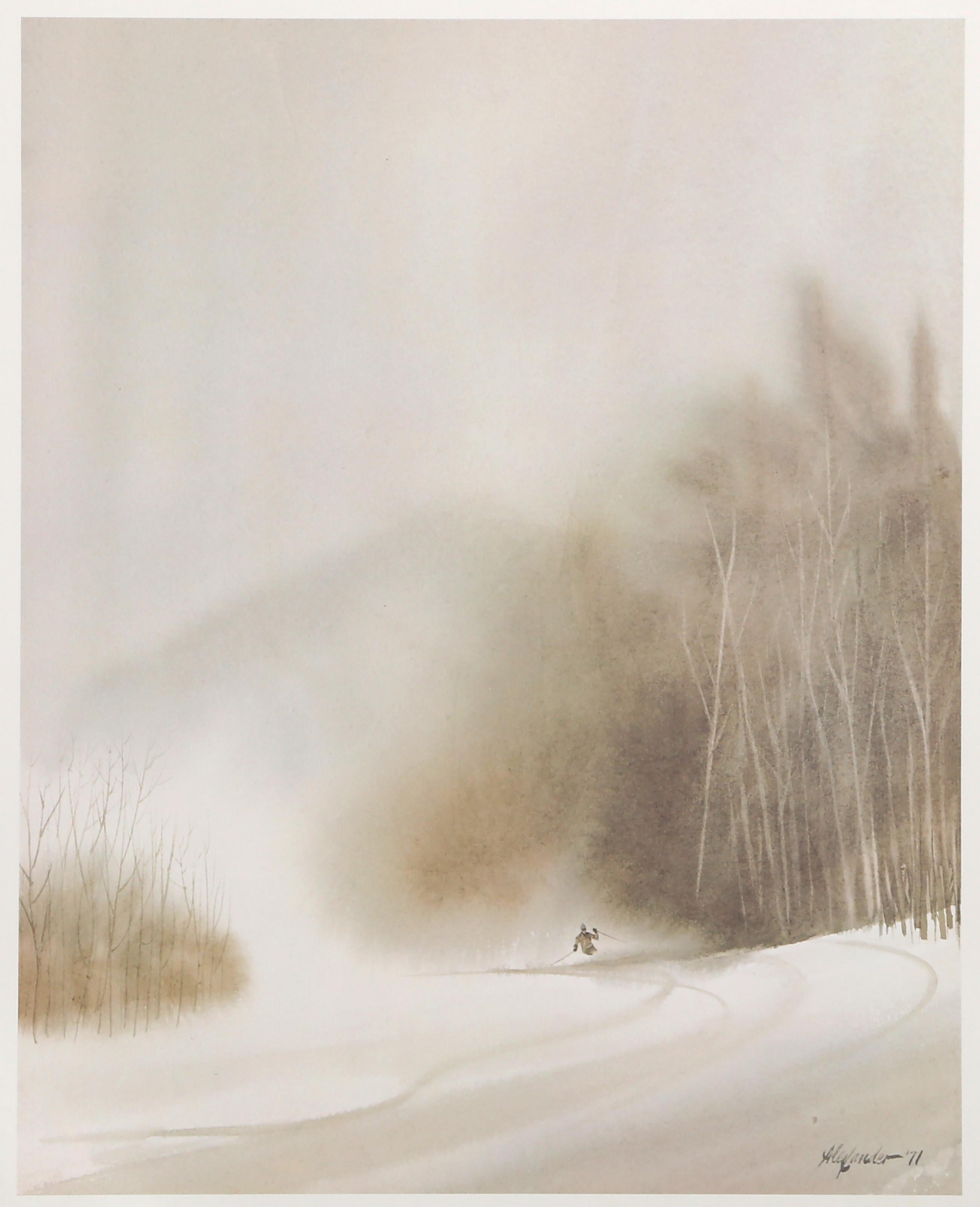 Bill Alexander, Preuße/Amerikaner (1915 - ) - Desiderata, Jahr:  1971, Medium:  Offsetlithographie, signiert und datiert in der Platte, Bildgröße:  20 x 16 Zoll, Größe:  22 x 18 in. (55,88 x 45,72 cm), Verlag:  Saxon Mountain Gallery, Georgetown,