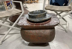 Bill Anson Copper Clad and Pottery Planter