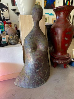 Bill Anson Copper Clad Scaled Female Nude Figure