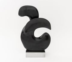 Bill Barrett Abstract Carved Stone Sculpture
