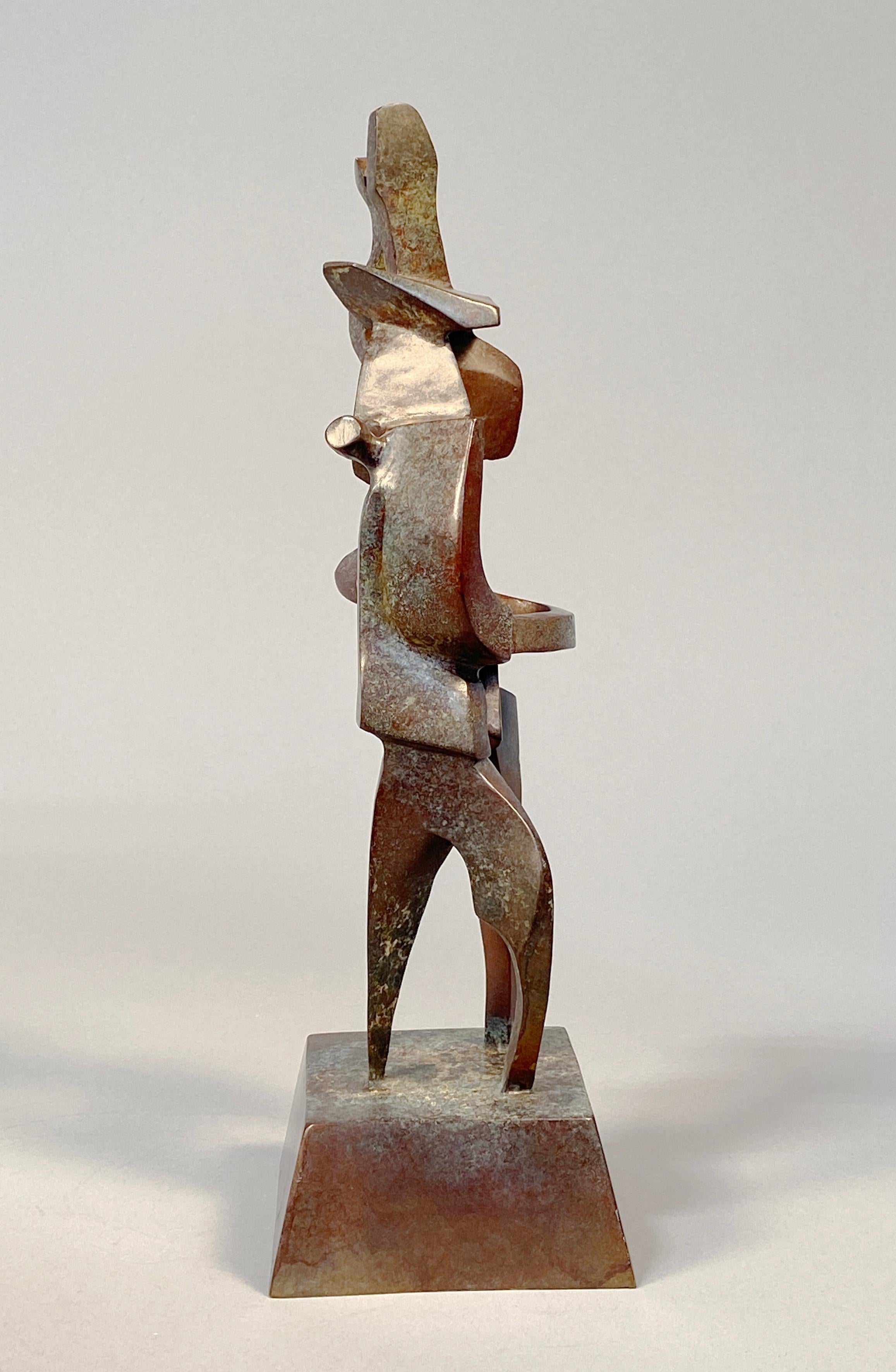 el Grande Model escultura de bronce - Sculpture Abstracto de Bill Barrett