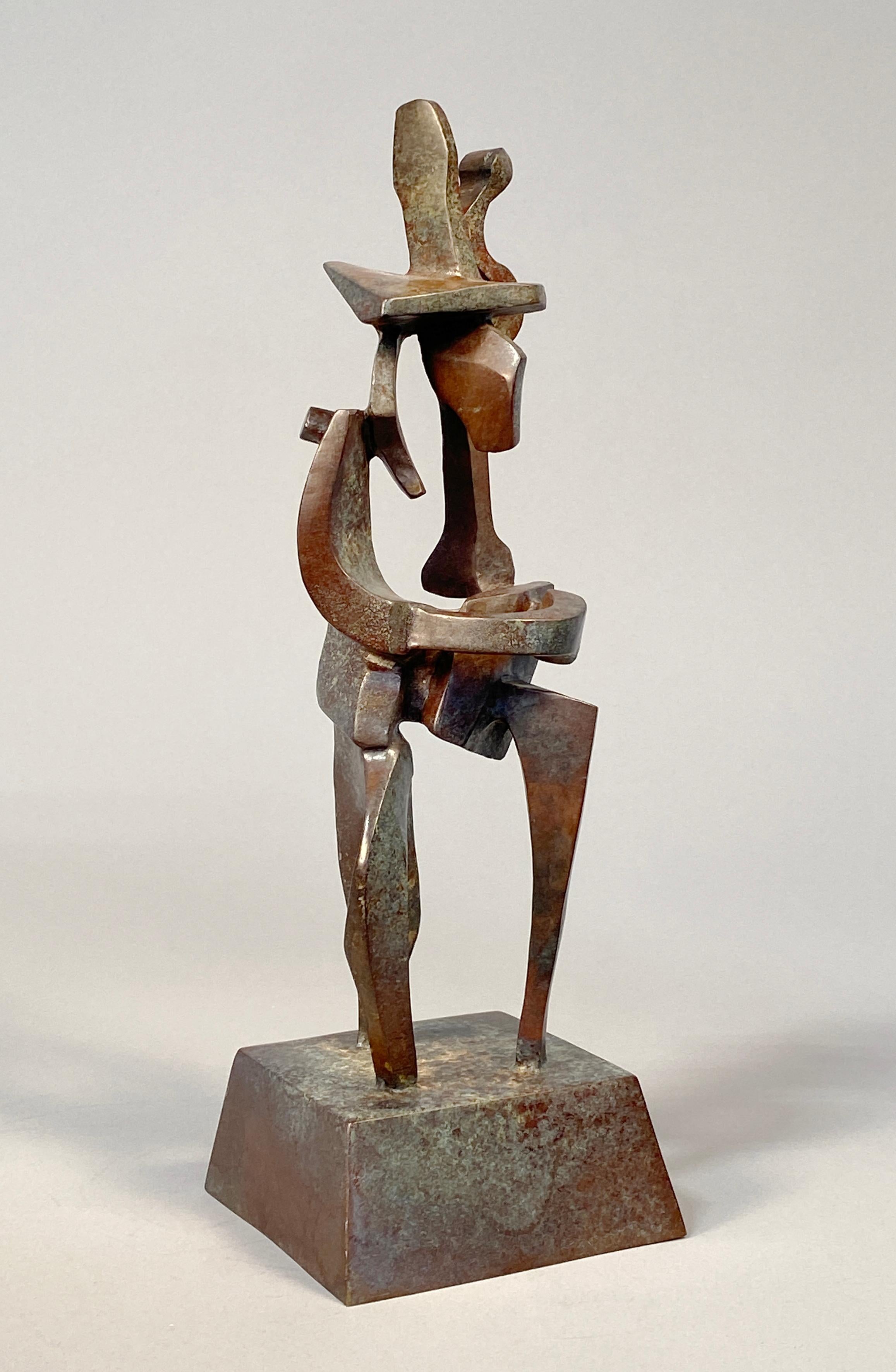 el Grande Model escultura de bronce - Abstract Sculpture Oro de Bill Barrett