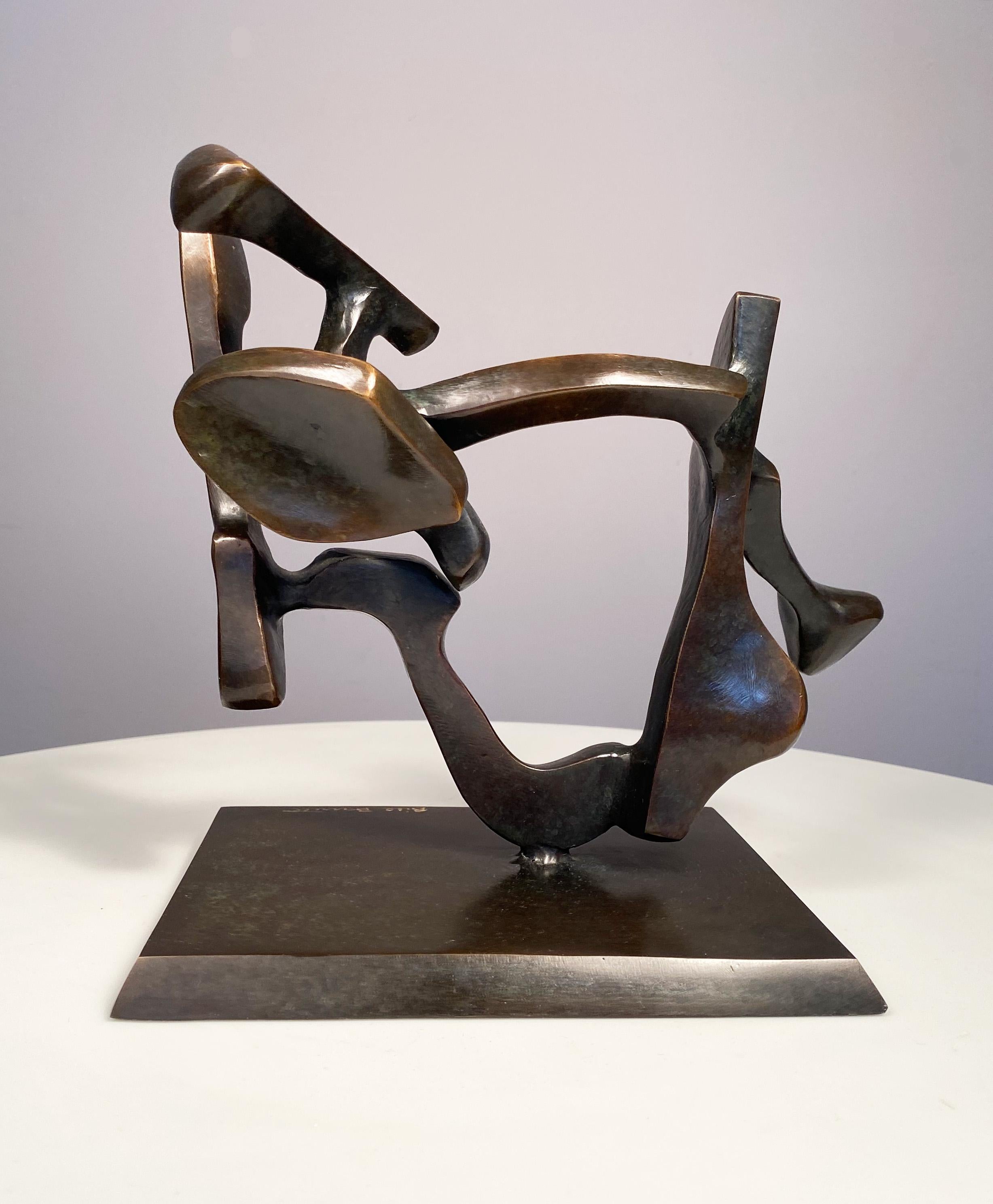 Serie Sojourner nº 16 - Abstract Sculpture Oro de Bill Barrett