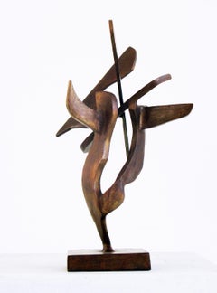 "Tree Series 16", Abstract, Bronze Metal Sculpture by Bill Barrett