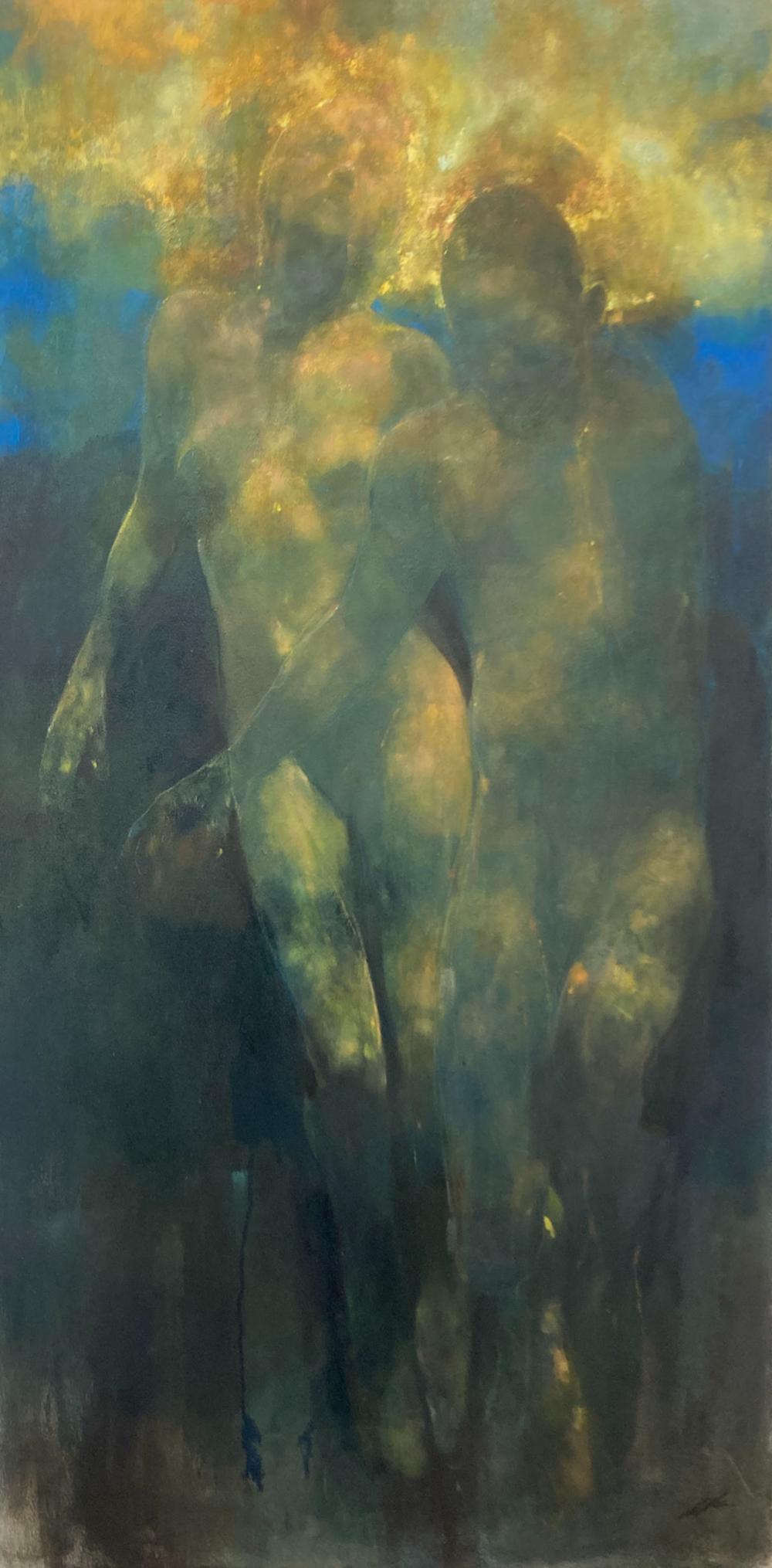 Elements & Senses - Atmospheric, Other-worldly Nudes: Oil Paint on Canvas