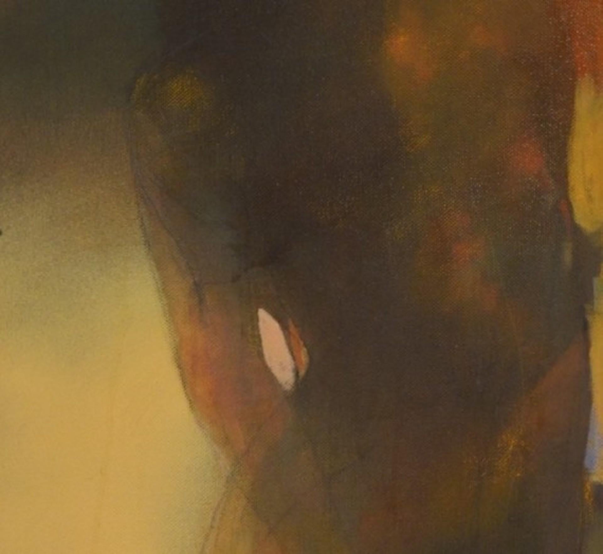 Emerging, Bill Bate, Original Figurative Painting, Nude Portraiture, Affordable For Sale 4