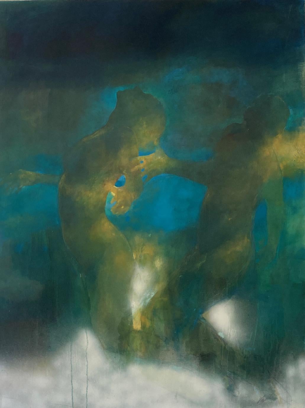 Energia - Atmosferico, ultraterreno: Pittura a olio su tela - Painting di Bill Bate
