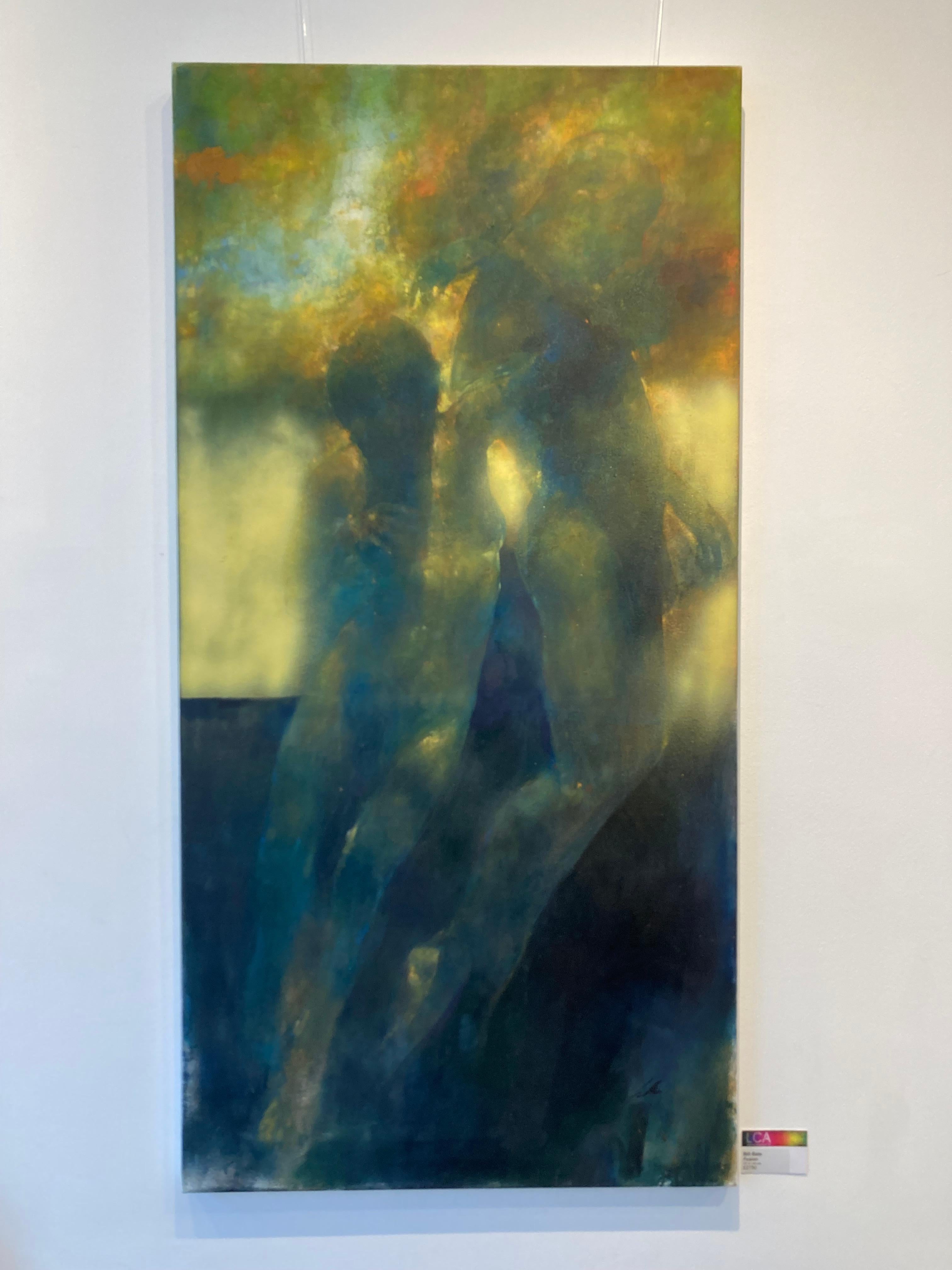 Fusion - Nudi atmosferici e ultraterreni: Dipinti a olio su tela - Painting di Bill Bate
