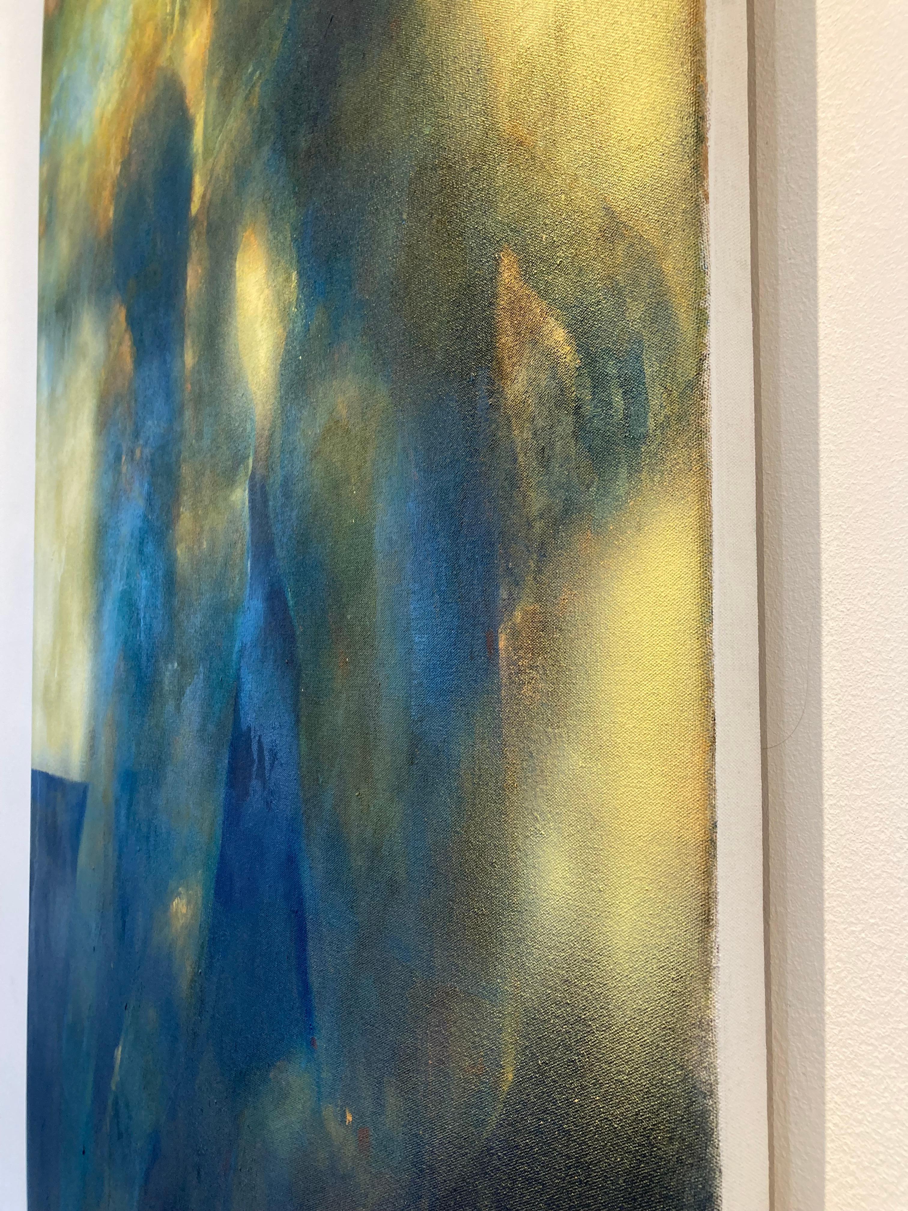 Fusion - Nudi atmosferici e ultraterreni: Dipinti a olio su tela - Painting Contemporaneo di Bill Bate