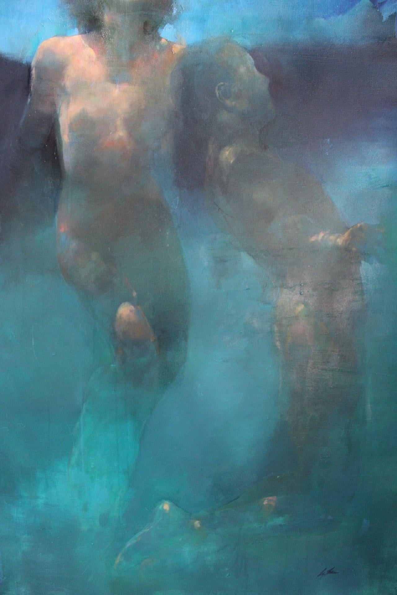 Morphosis II Oil Paint on Canvas by Bill Bate For Sale 1