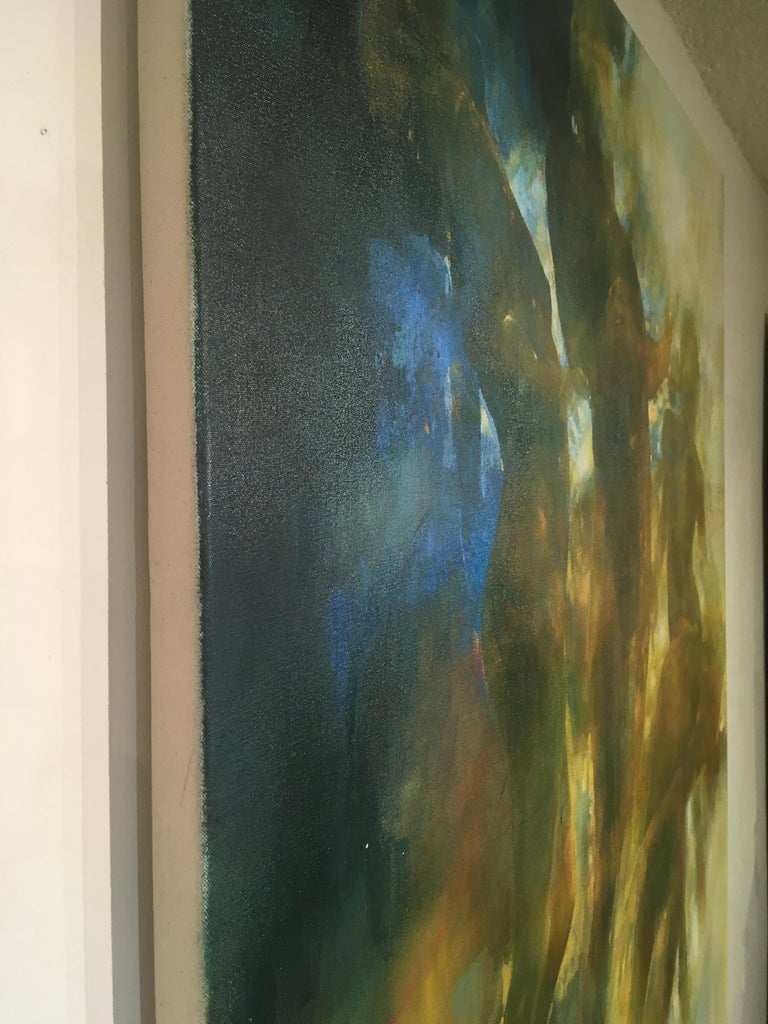 Bill Bate Radiance contemporary underwater figures movement oil