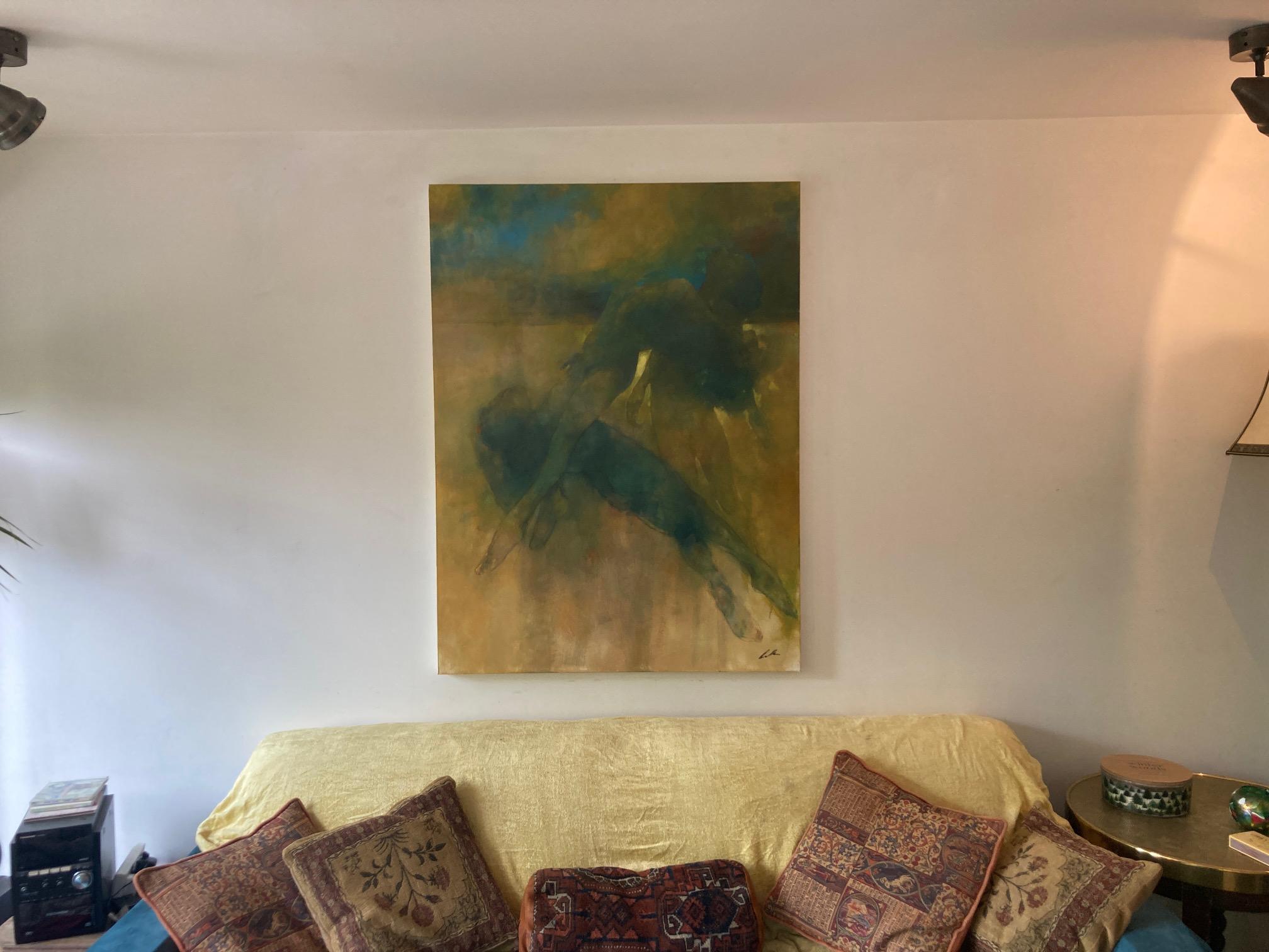 Revelación - Atmosférica, de otro mundo: Pintura al óleo sobre lienzo - Painting Contemporáneo de Bill Bate