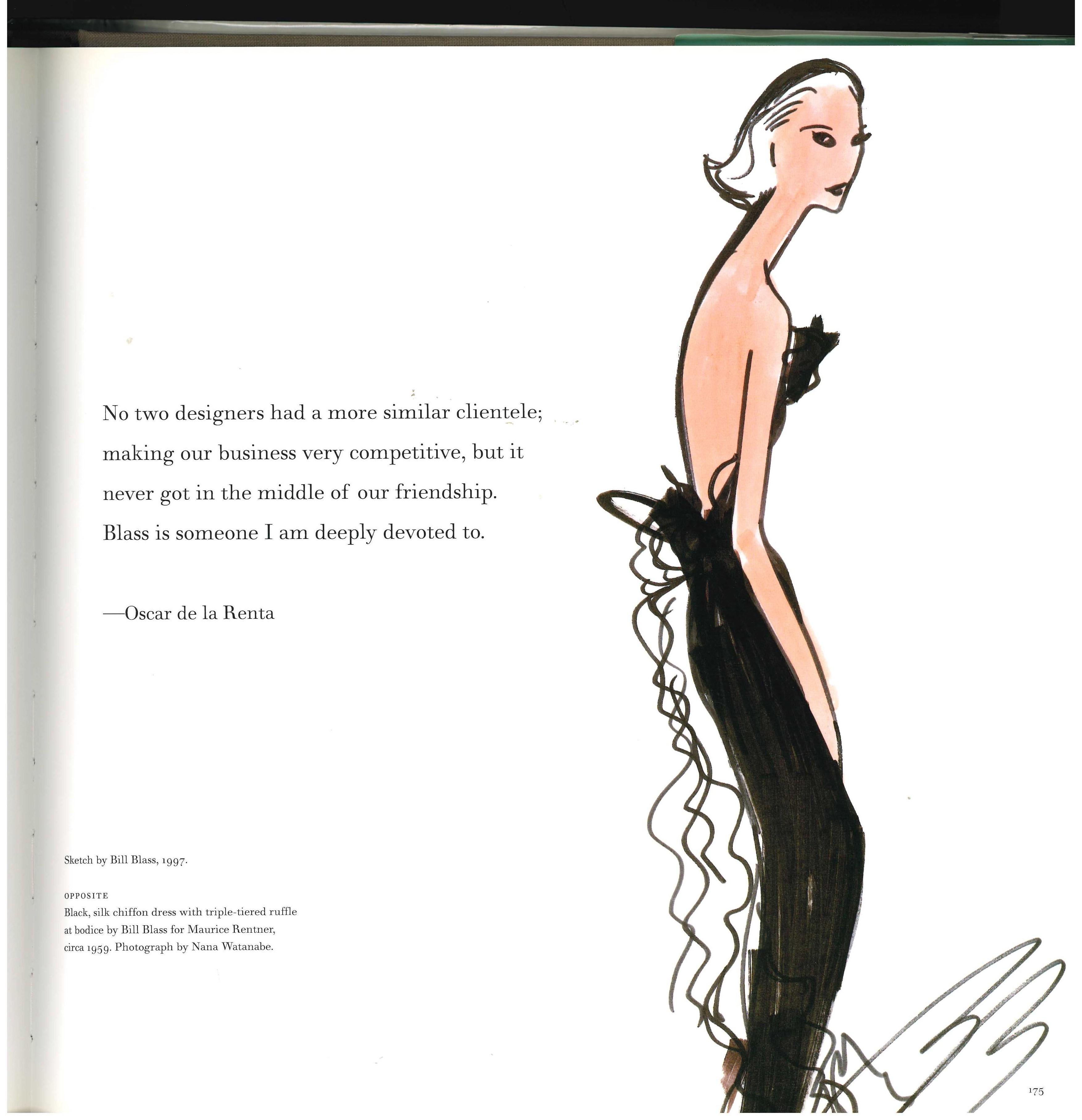 Bill Blass: an American Designer by H O'hagan, K Rowold & M Vollbracht (Book) For Sale 2