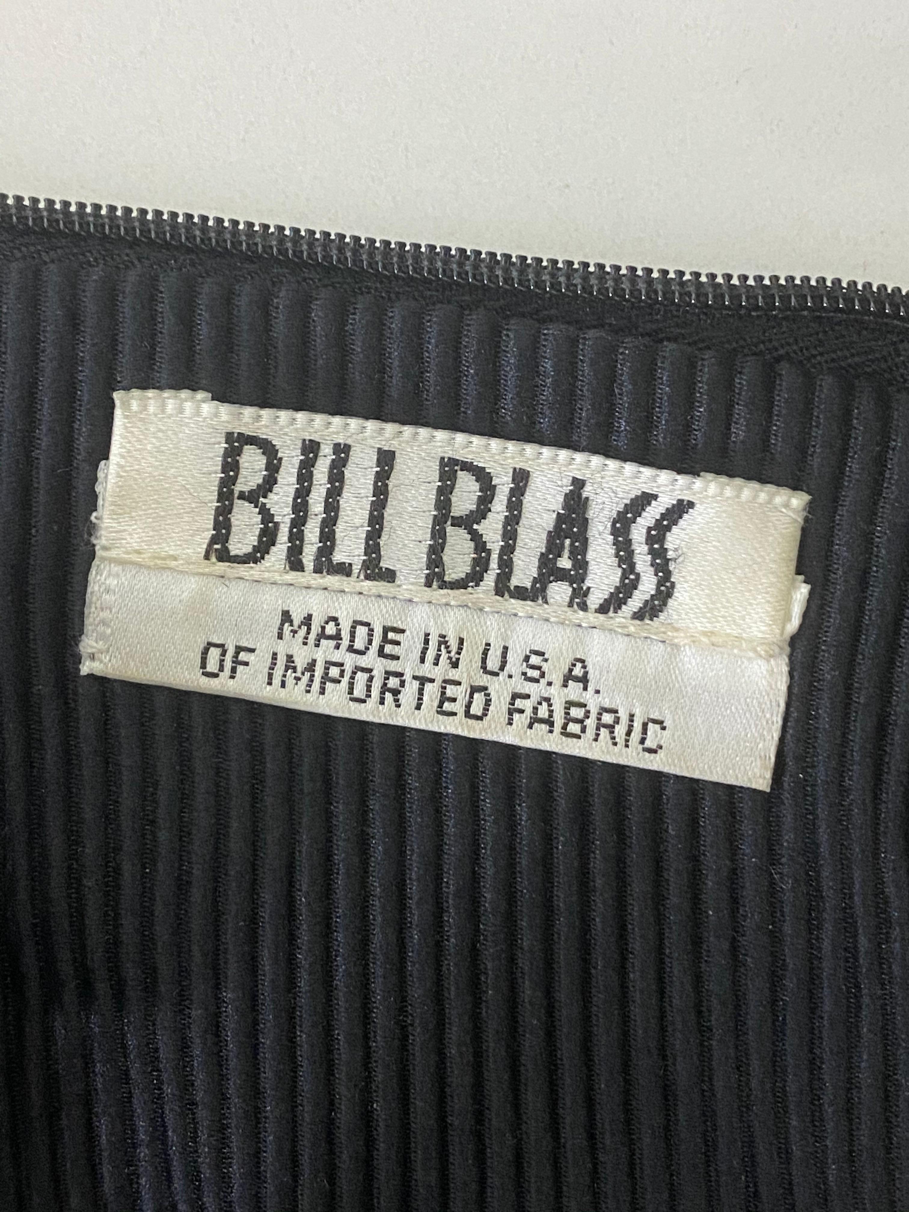 Bill Blass Black Babydoll Dress Size 8 For Sale 6