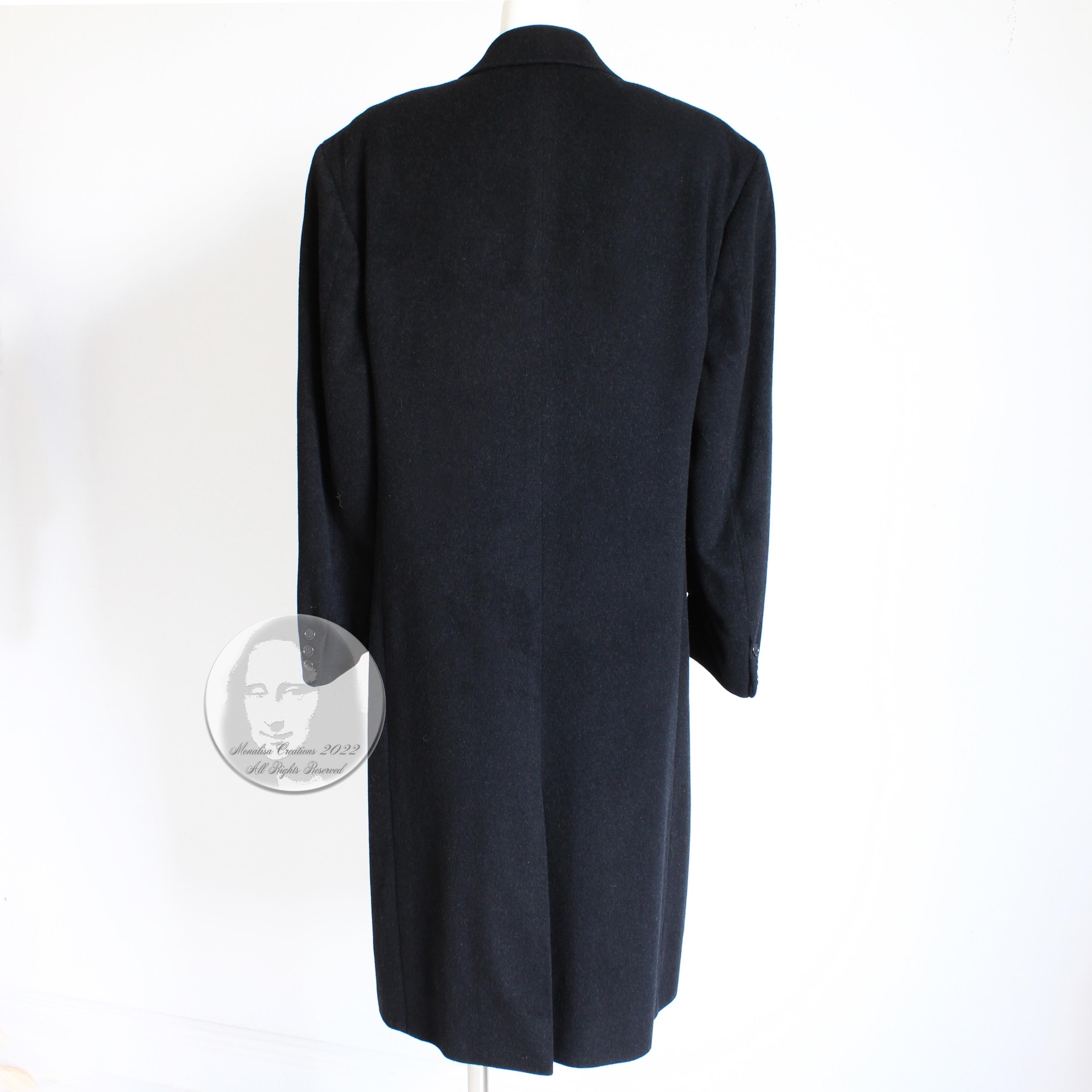 Bill Blass Black Label Coat Cashmere Blend Lord and Taylor Vintage