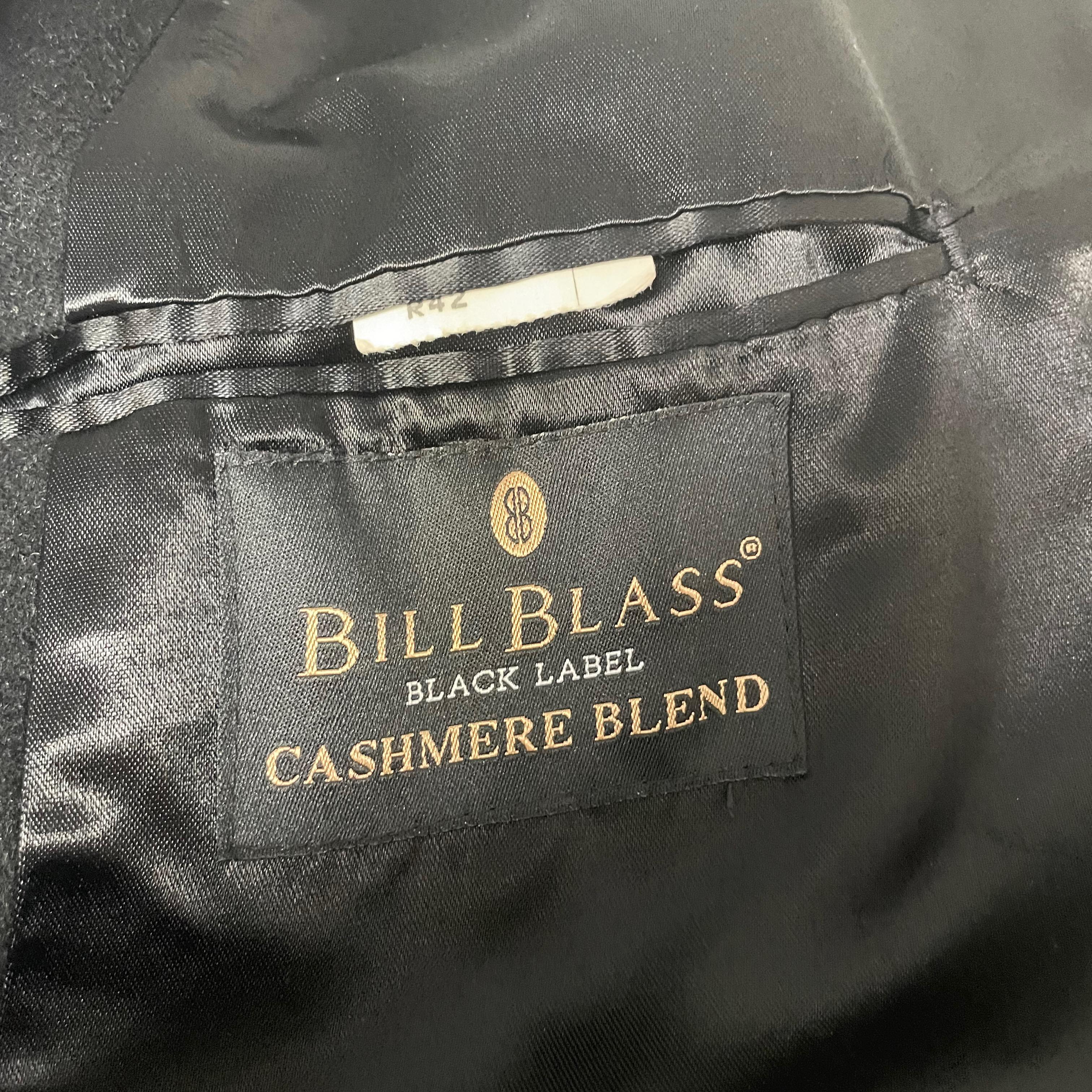 Bill Blass Black Label Coat Cashmere Blend Lord & Taylor Vintage Mens Sz R42 For Sale 3