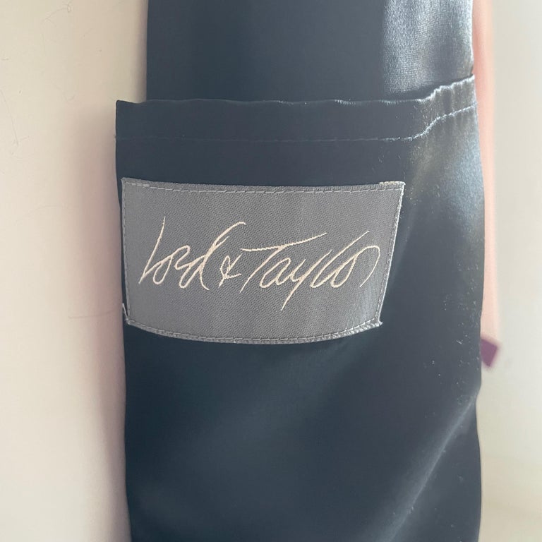 Bill Blass Black Label Coat Cashmere Blend Lord and Taylor Vintage