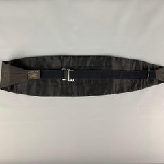 BILL BLASS Kummerbund aus schwarzer Seide