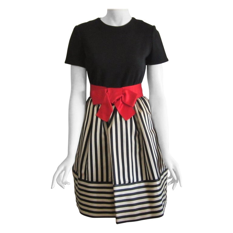 bebe black and white striped dress Petit Bateau Baby Girl Long Sleeve Striped Dress with Ruffles (3m, 6m, –  The Girls @ Los Altos main image 0