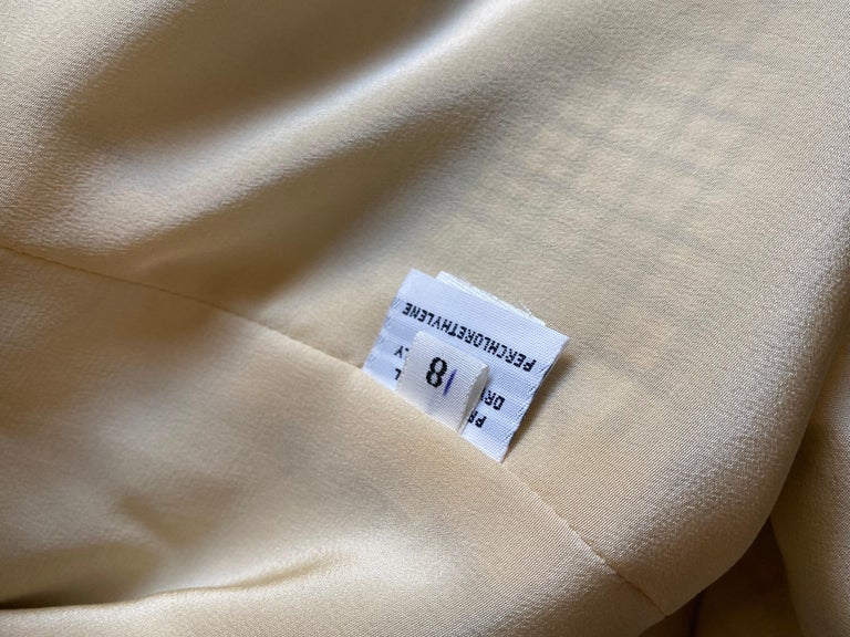 BILL BLASS for SAKS FIFTH AVENUE Size 6 Beige Textured Cropped Open Front Jacket main image 0