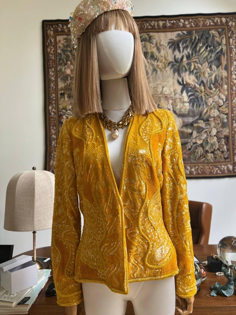 Giacca da sera vintage di Bill Blass, 1986 In condizioni buone in vendita a New York, NY