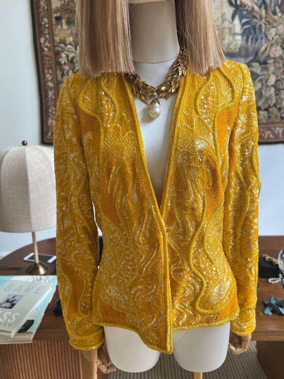 Donna Giacca da sera vintage di Bill Blass, 1986 in vendita
