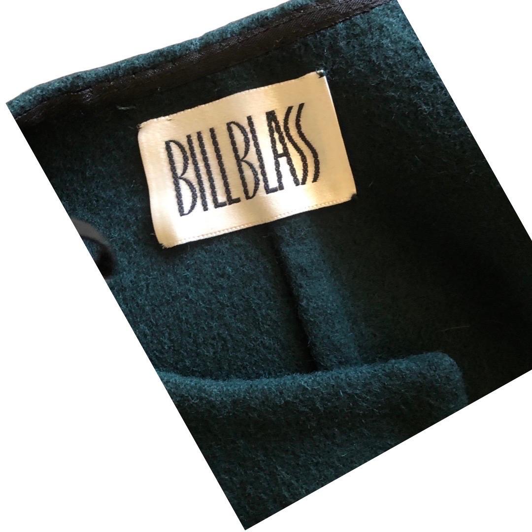 Bill Blass Custom Emerald Cocktail Strapless Dress & Vest for Martha PB Size 8 For Sale 11