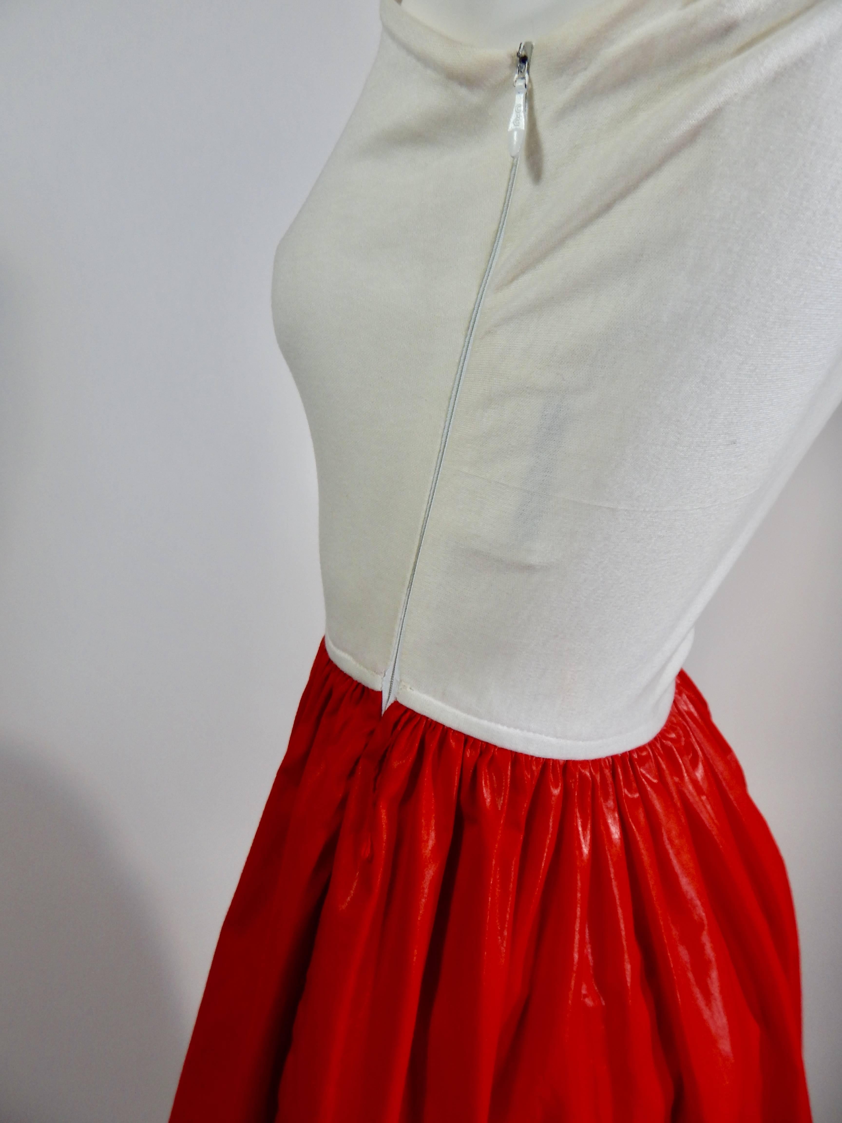 Women's Bill Blass Cotton and Chintz Dress, 1980s For Sale