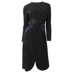 Robe Bill Blass avec empiècements circulaires 1980