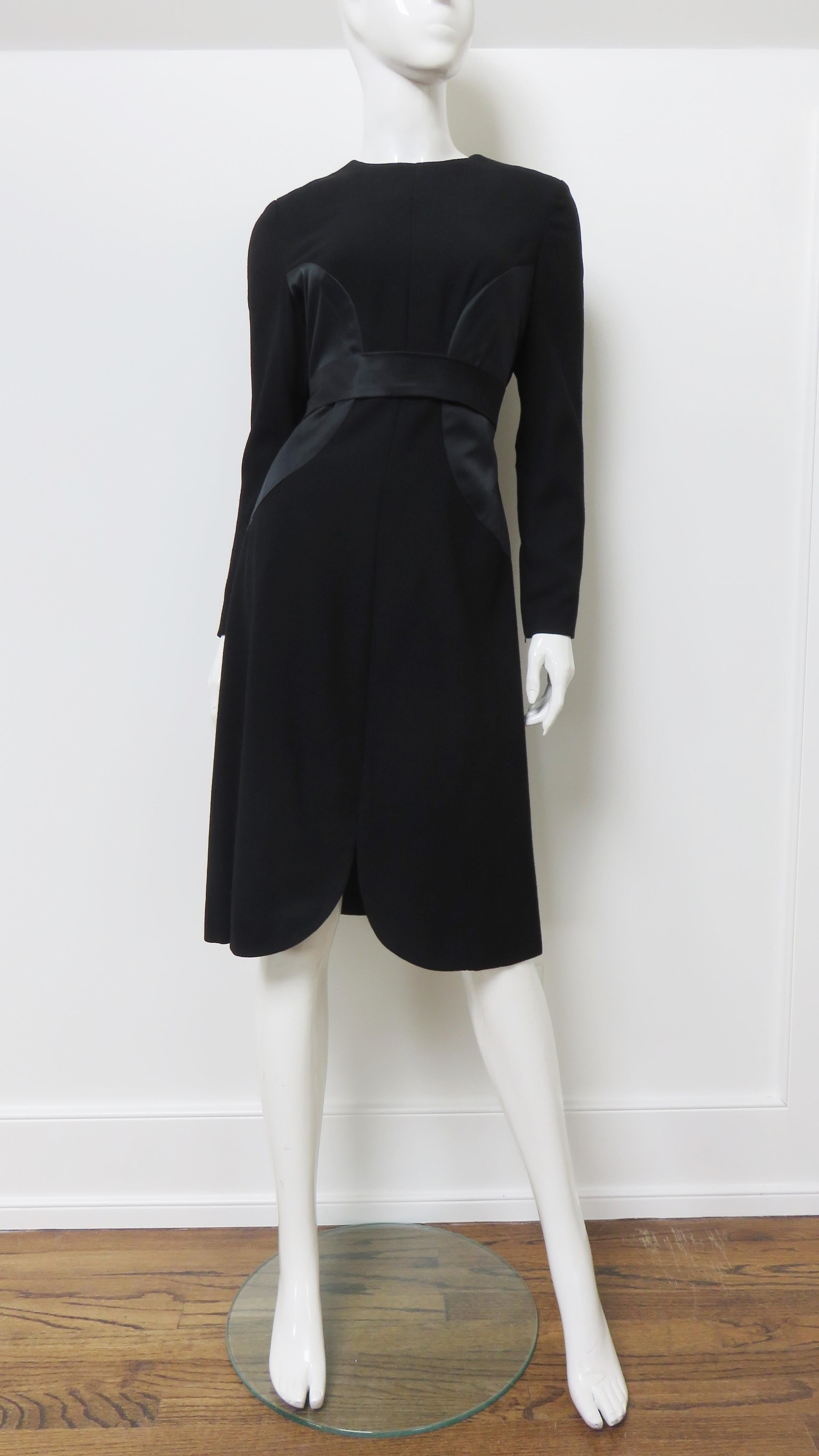Bill Blass Dress with Circle Insets 1980s For Sale 5